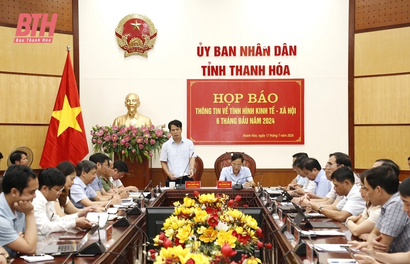 UBND tỉnh Thanh Hóa họp báo thường kỳ Quý II/2024