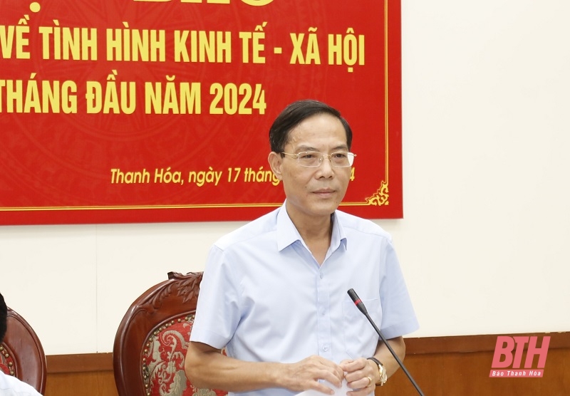 UBND tỉnh Thanh Hóa họp báo thường kỳ Quý II/2024