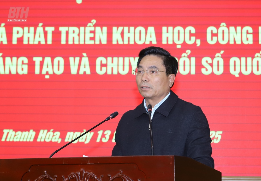 Phát triển khoa học, công nghệ, đổi mới sáng tạo và chuyển đổi số quốc gia là nhiệm vụ chiến lược của toàn Đảng, toàn dân và toàn quân