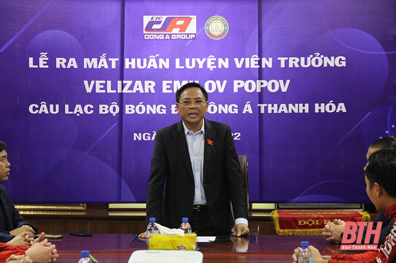 CLB Đông Á Thanh Hóa ra mắt HLV trưởng 