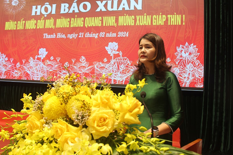 Sôi nổi Hội báo Xuân Giáp Thìn 2024 tại huyện Hoằng Hóa