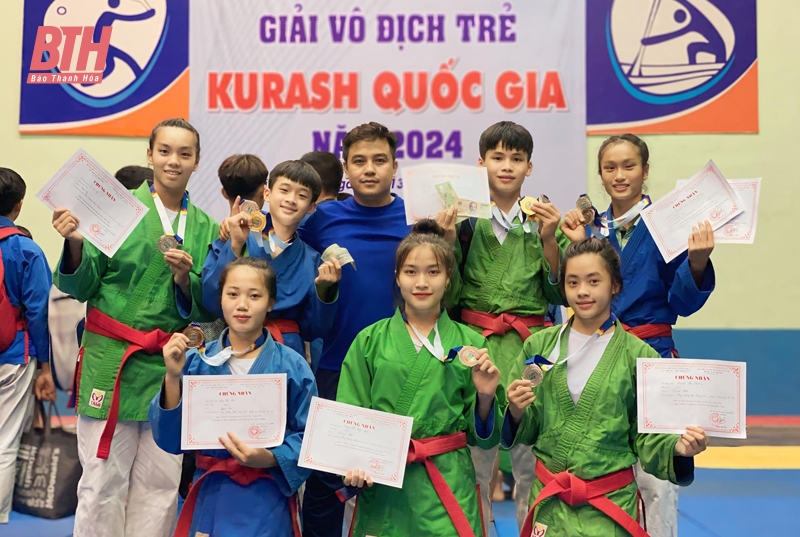 VĐV Thanh Hóa giành 10 huy chương tại Giải vô địch trẻ Kurash quốc gia lần thứ nhất - năm 2024