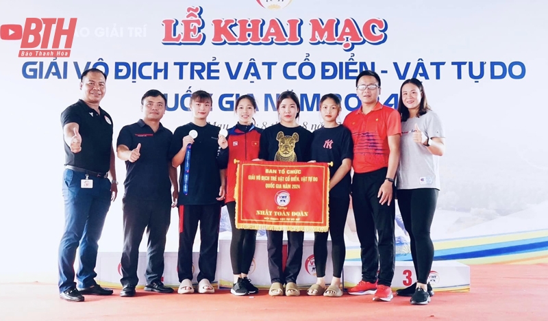 Thanh Hóa giành thành tích cao tại Giải vô địch trẻ vật cổ điển, vật tự do quốc gia 2024