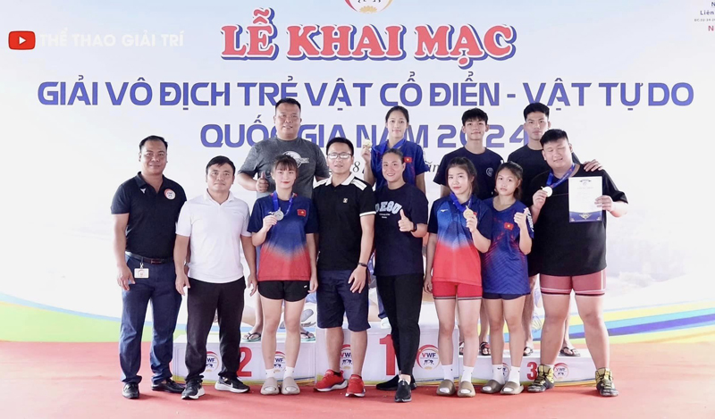 Thanh Hóa giành thành tích cao tại Giải vô địch trẻ vật cổ điển, vật tự do quốc gia 2024