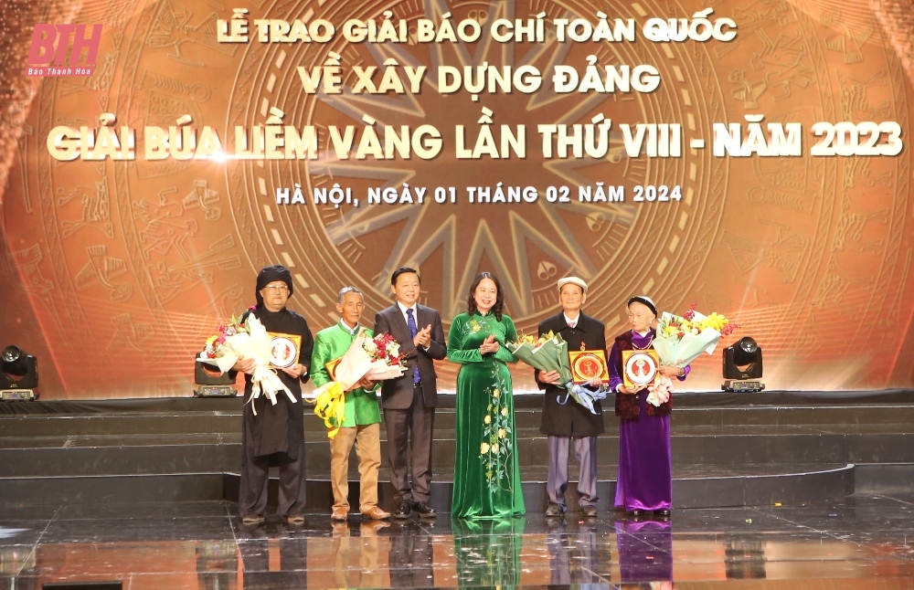 Công bố và trao giải Búa Liềm vàng lần thứ VIII - năm 2023: Báo Thanh Hóa đoạt giải chuyên đề